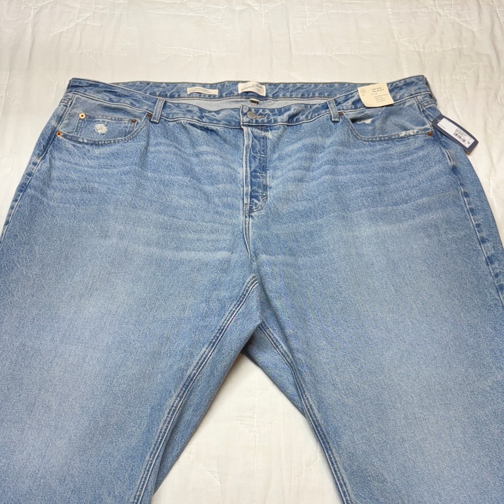 Plus‎ Sized Mid-Rise 90s Baggy Grunge Non-Stretch Jeans Blue 30R NWT